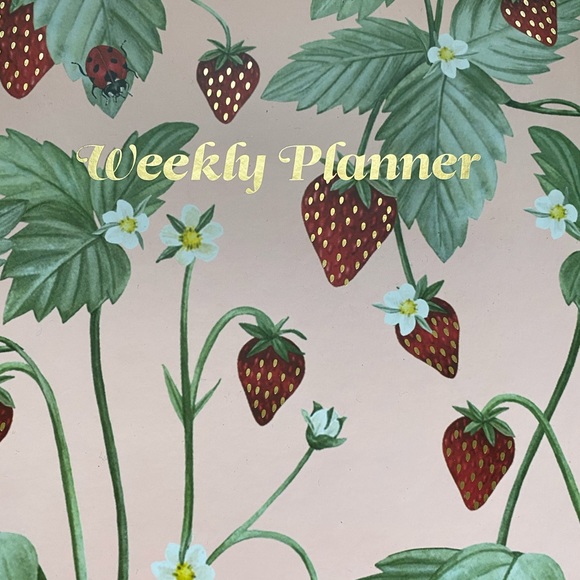 Strawberry Weekly Planner Notebook - Picture 3 of 11